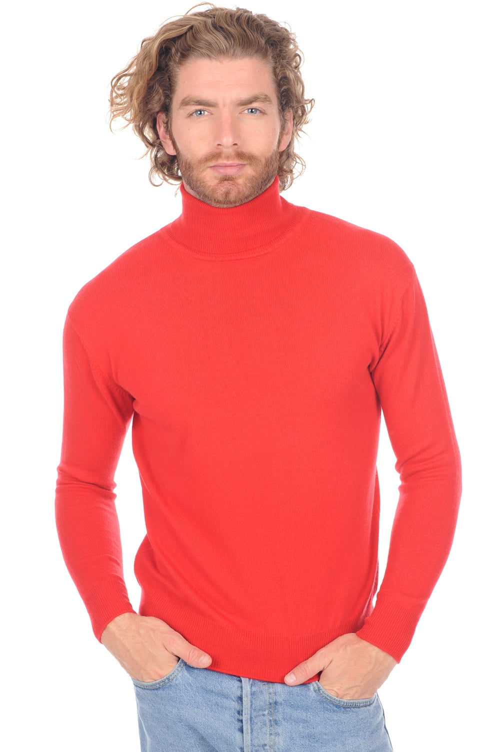Edgar Premium Kaschmirpullover Herren - rouge - Mahogany