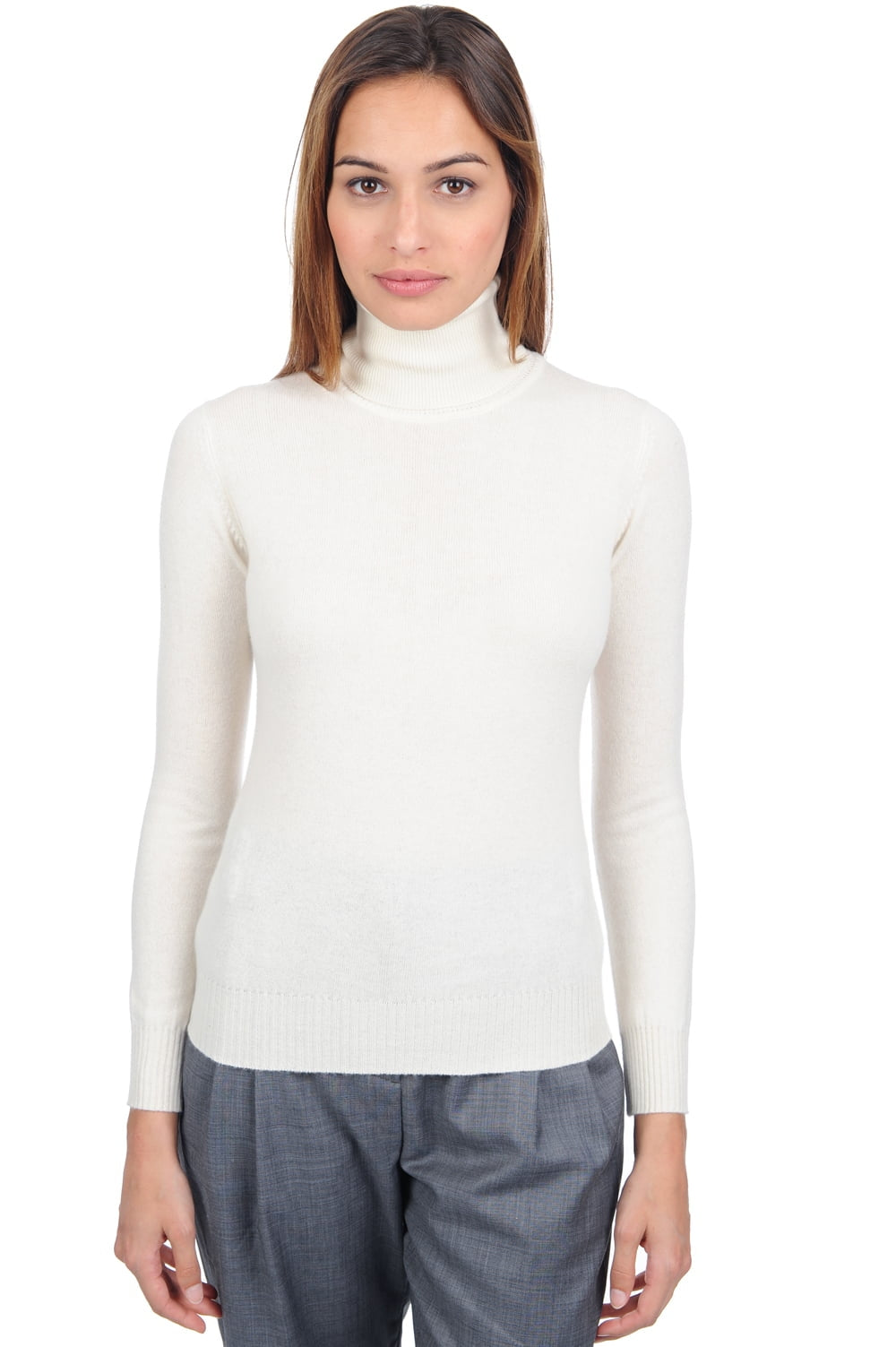 Lili Premium Kaschmirpullover Damen - tenzin natural - Mahogany