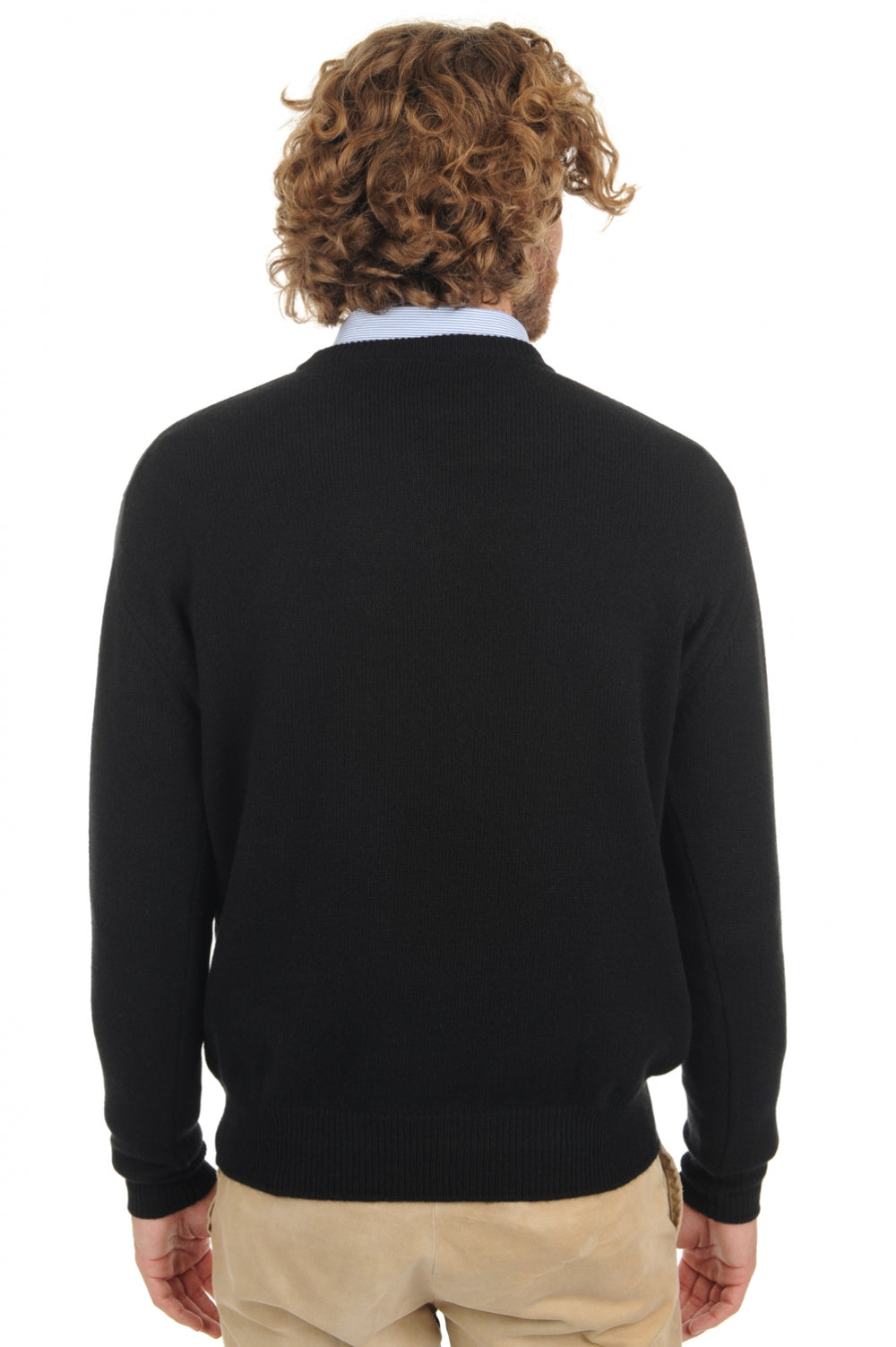 Nestor 4F Premium en cachemire homme - Vue 4 - black - Mahogany