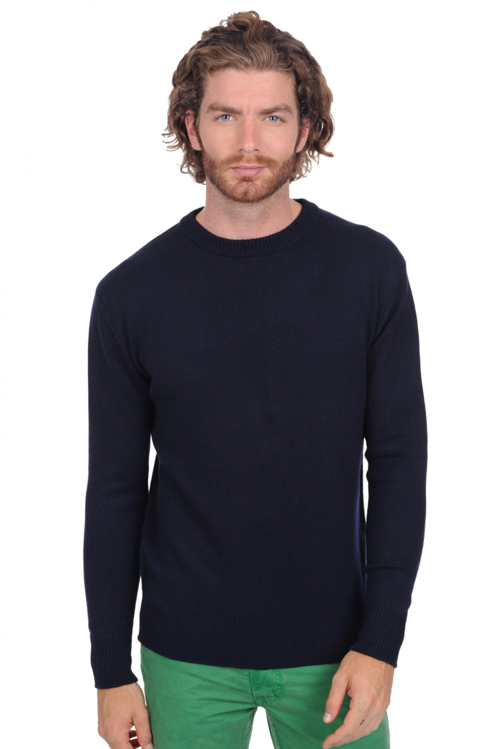 Nestor 4F Premium Kaschmirpullover Herren - premium navy - Mahogany