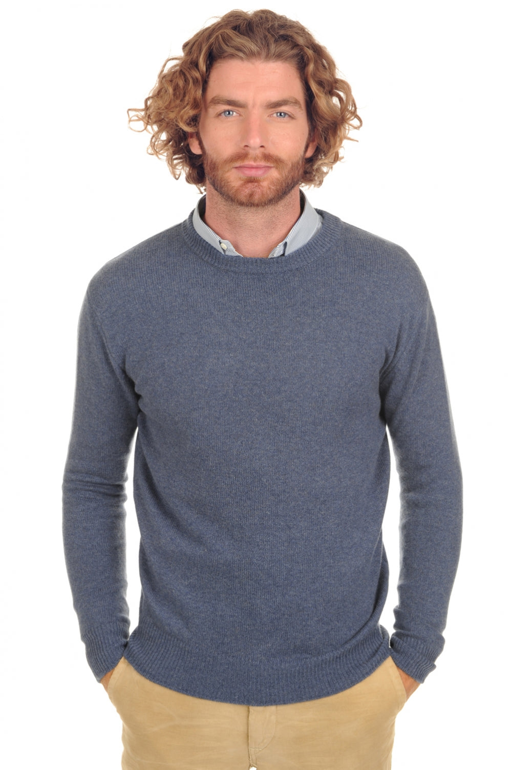 Nestor 4F Premium Kaschmirpullover Herren - premium rockpool - Mahogany
