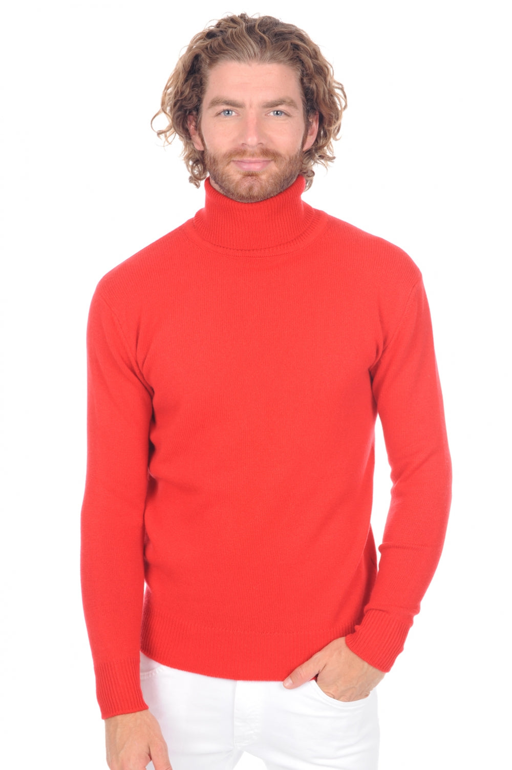 Edgar 4F Premium aus Kaschmir für Herren - rot - Mahogany