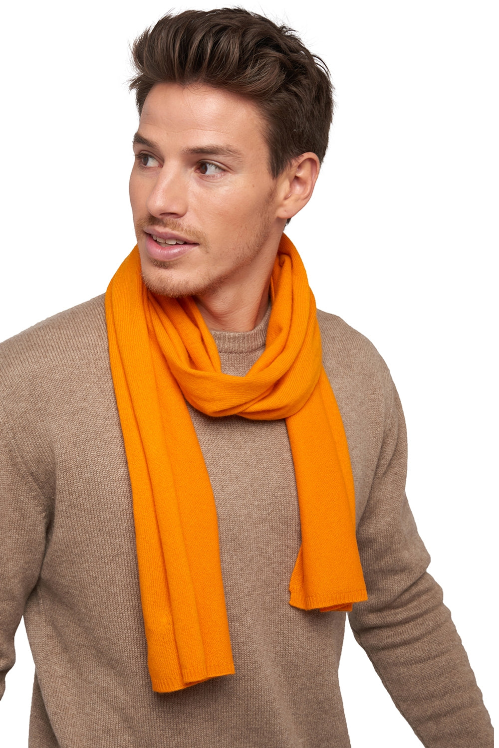 Ozone aus gemischtem Kaschmir - Orange - Mahogany