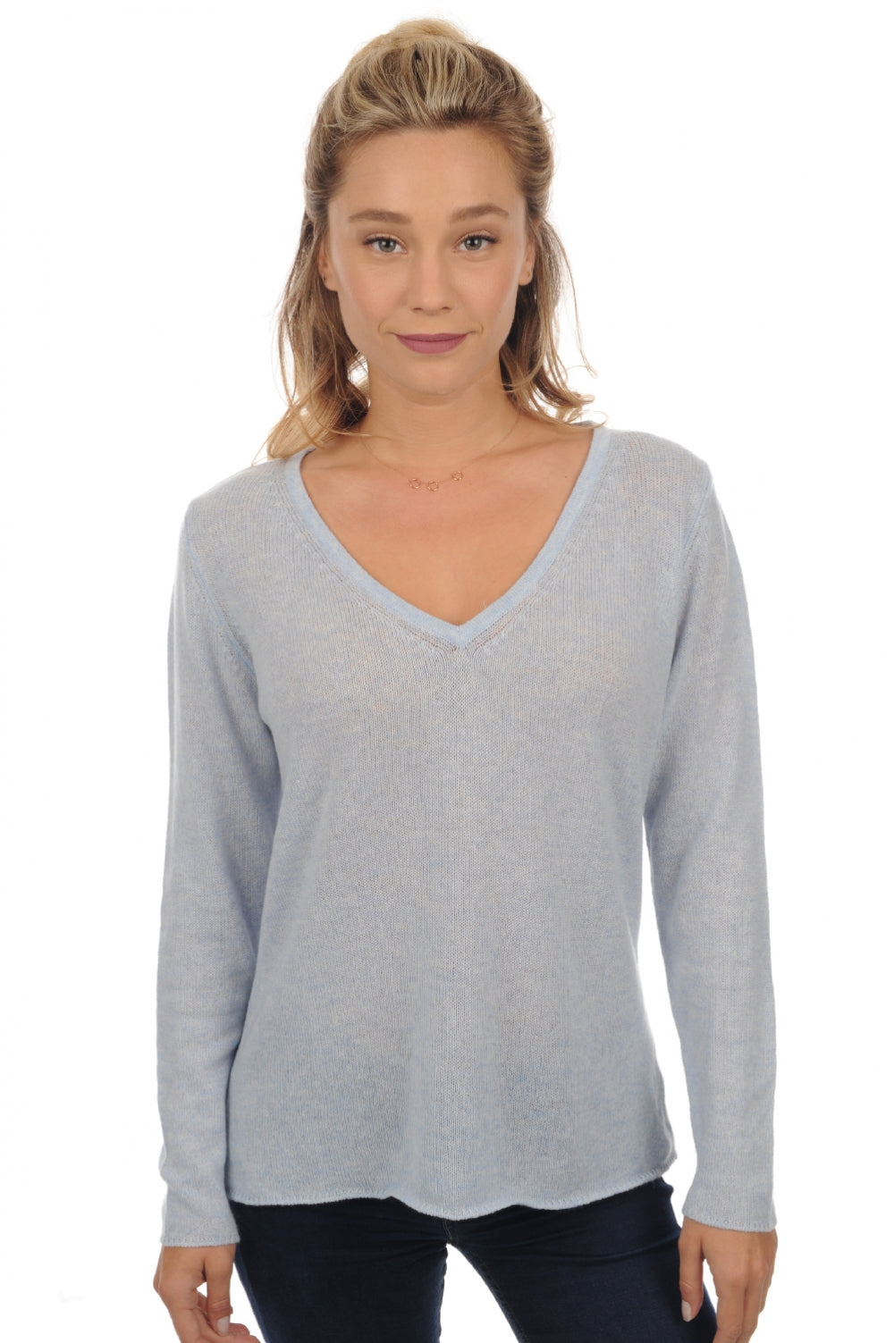 Flavie aus Kaschmir für Damen - arctic - Mahogany