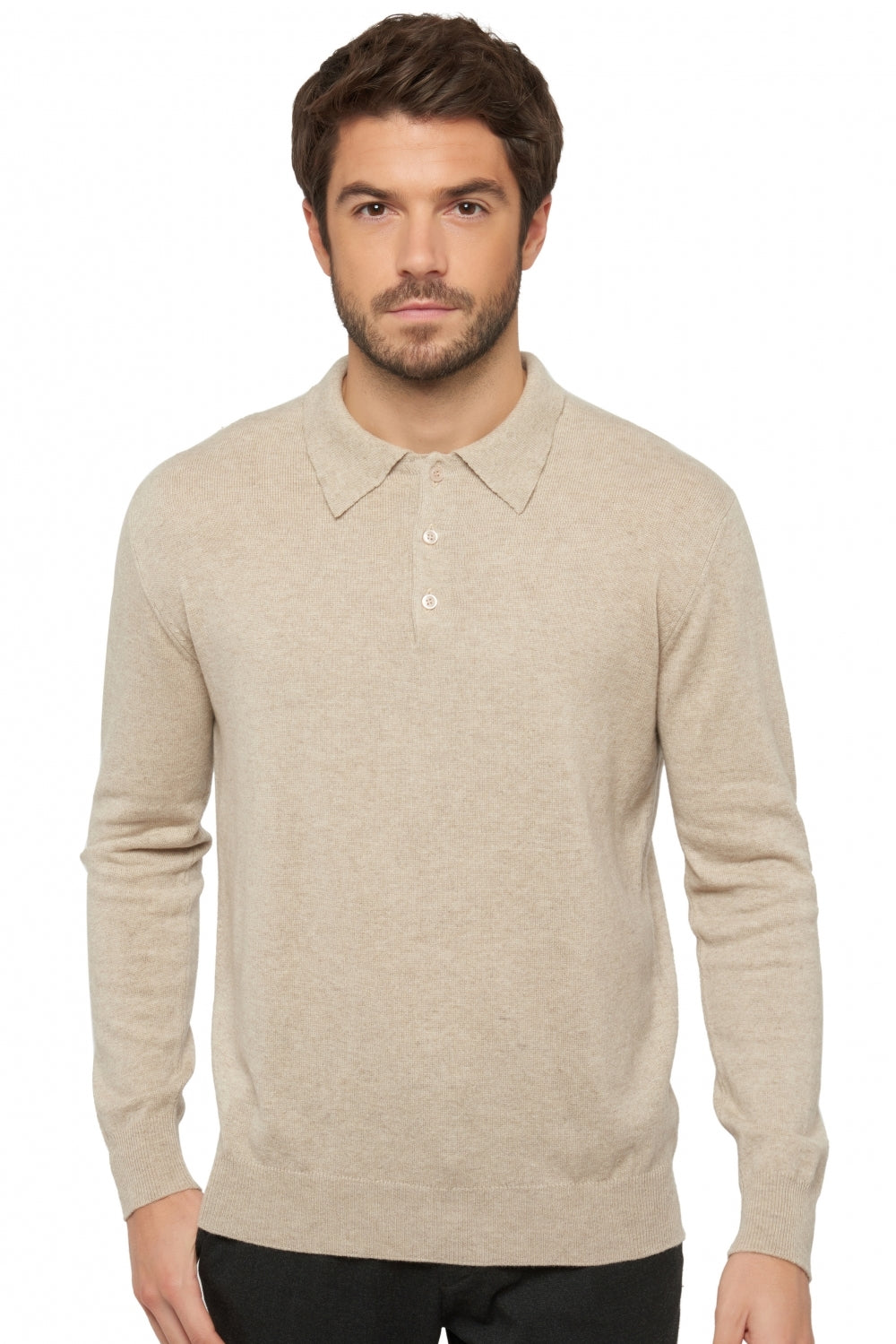 Alexandre Premium Kaschmirpullover Herren - pema natural - Mahogany