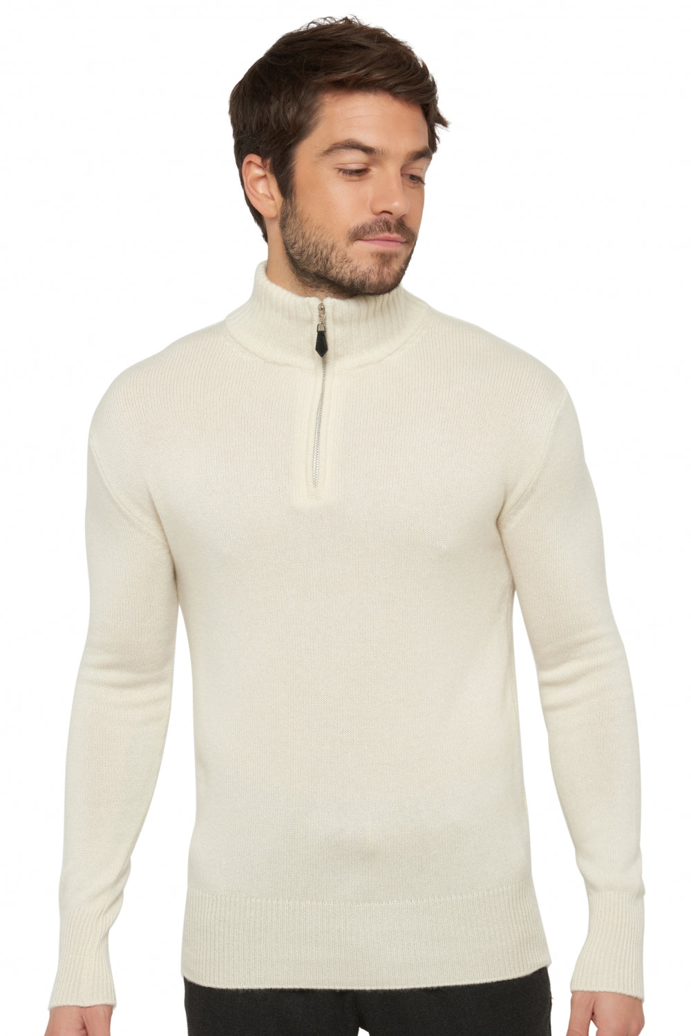 Donovan Premium Kaschmirpullover Herren - tenzin natural - Mahogany