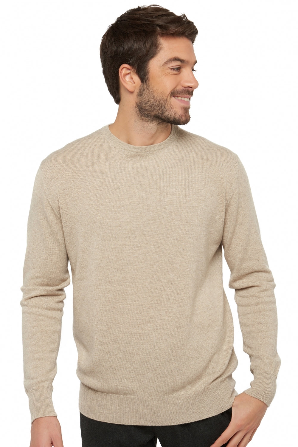 Nestor 4F Premium Kaschmirpullover Herren - pema natural - Mahogany