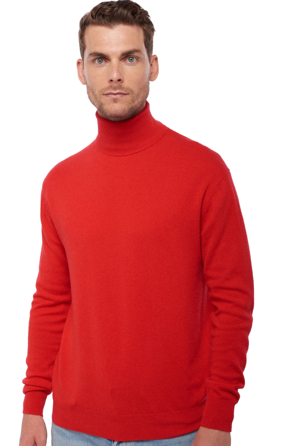 Edgar aus Kaschmir Herren - Rot - Mahogany
