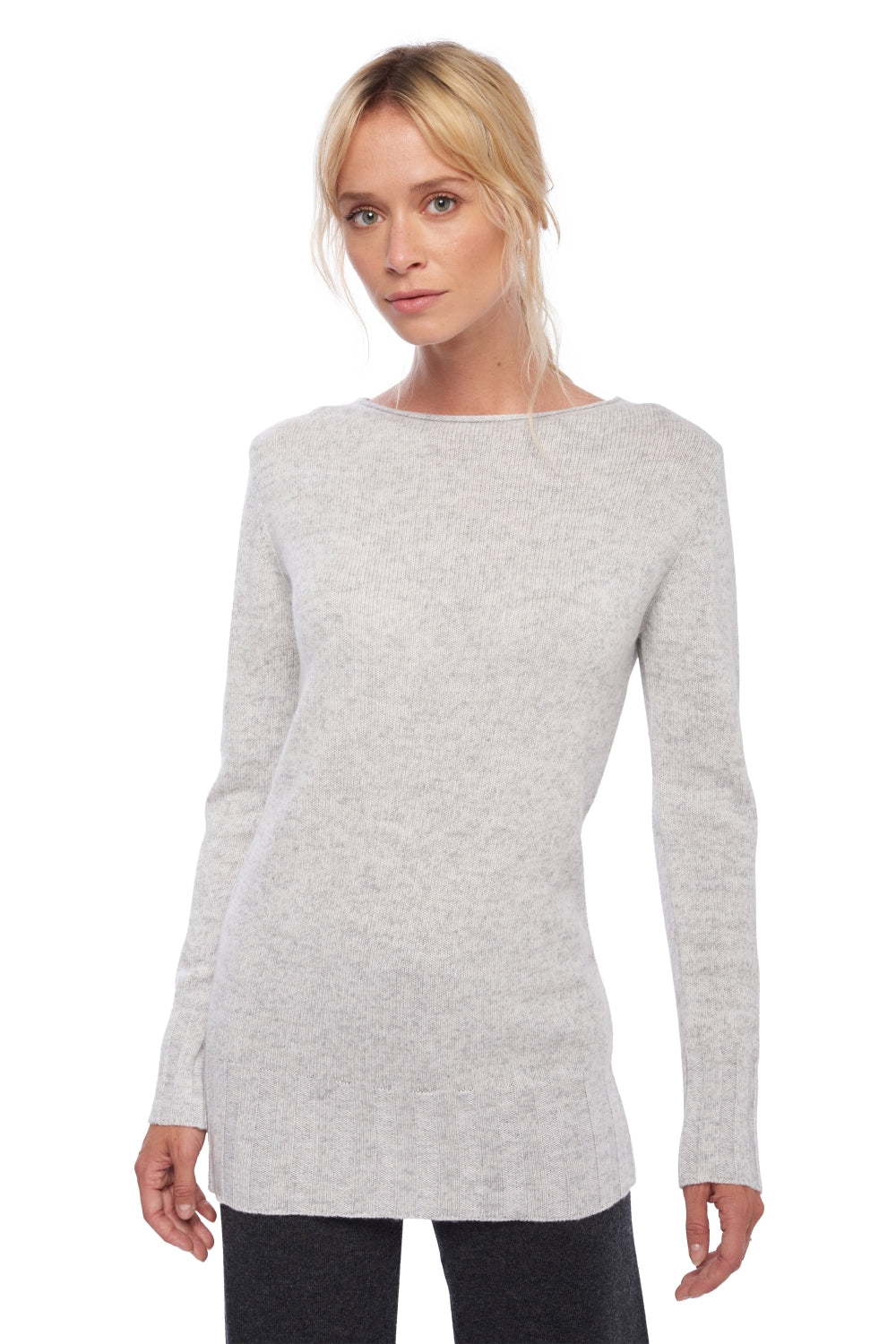 July aus Kaschmir für Damen - flanelle chiné - Mahogany
