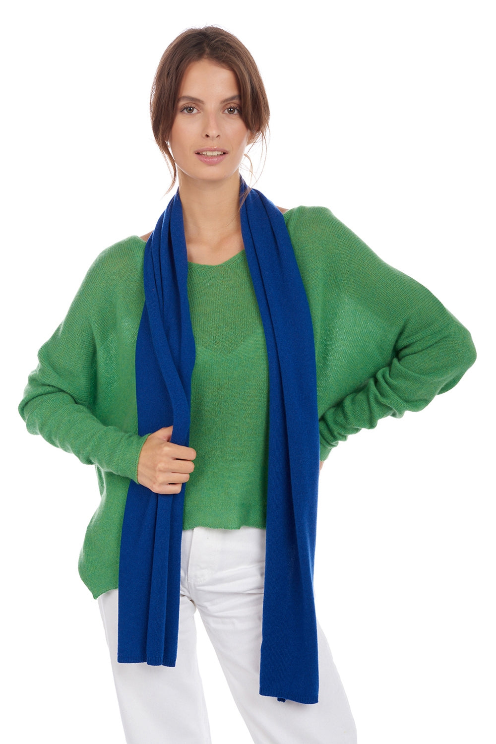 Schal aus Kaschmir, 100 % Kaschmir, unisex, fein, , Mahogany