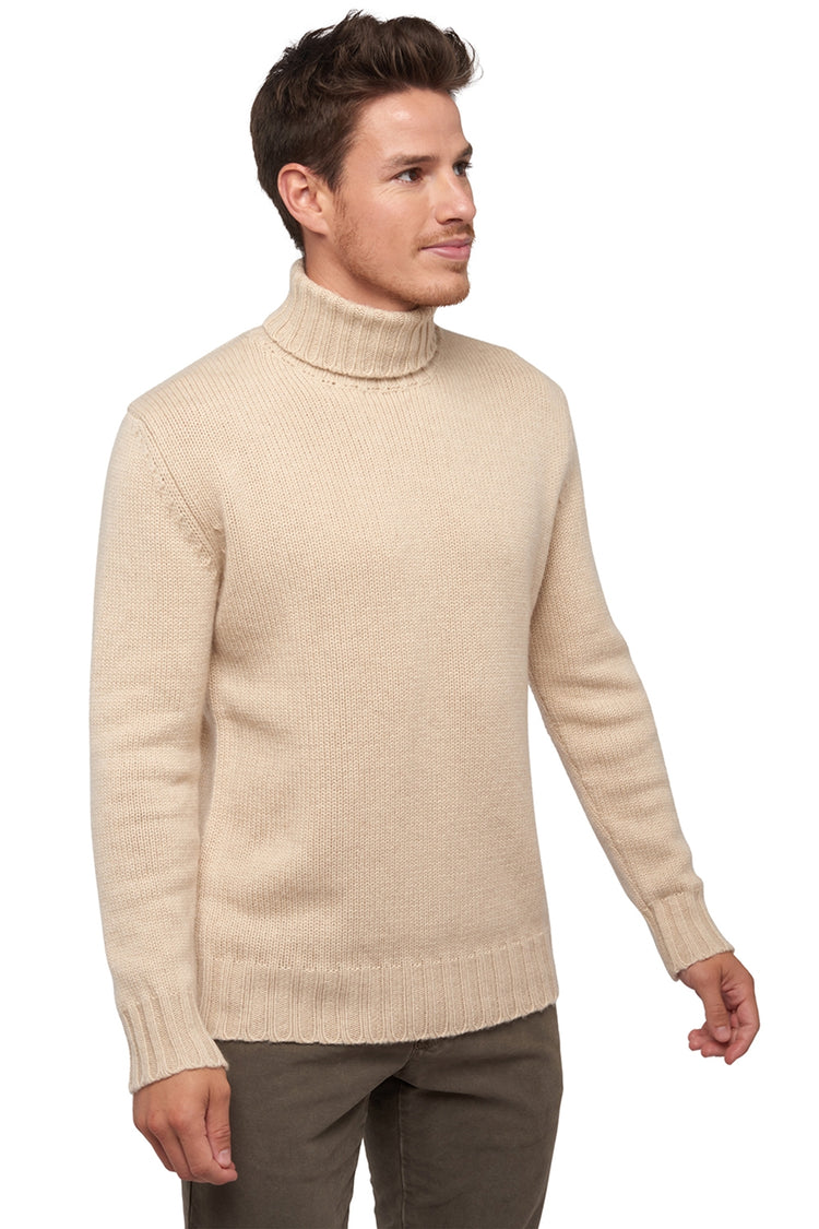 Achille aus Kaschmir für Herren – Ansicht 1 – natural beige – Mahogany
