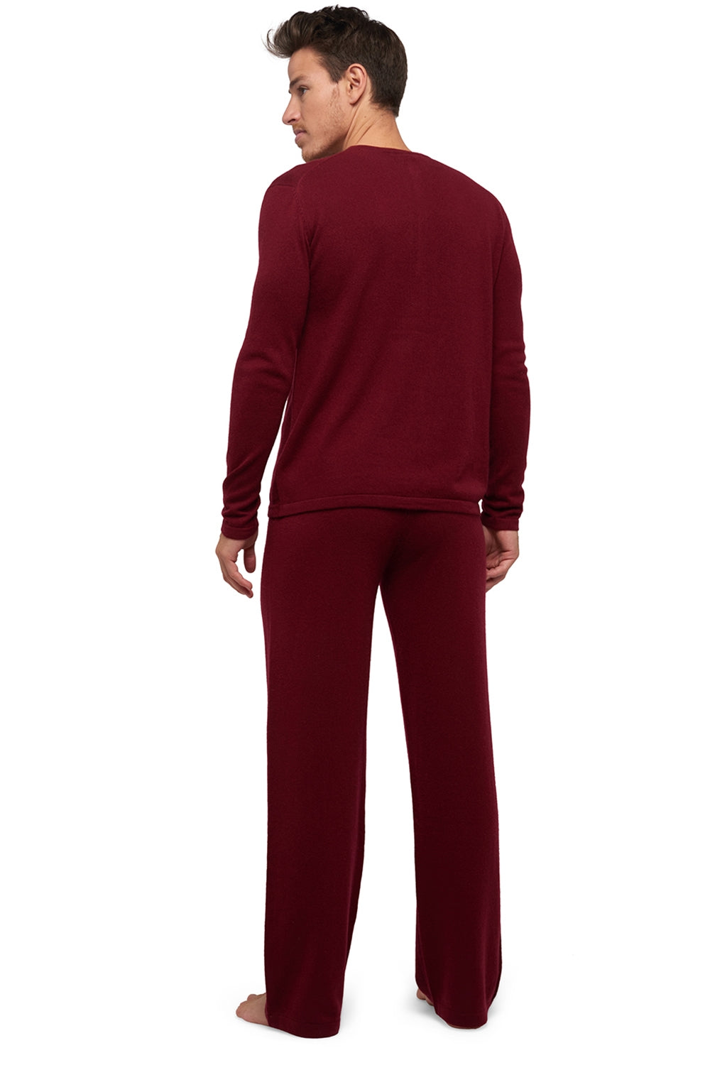 Adam en cachemire homme - Vue 1 - bordeaux - Mahogany
