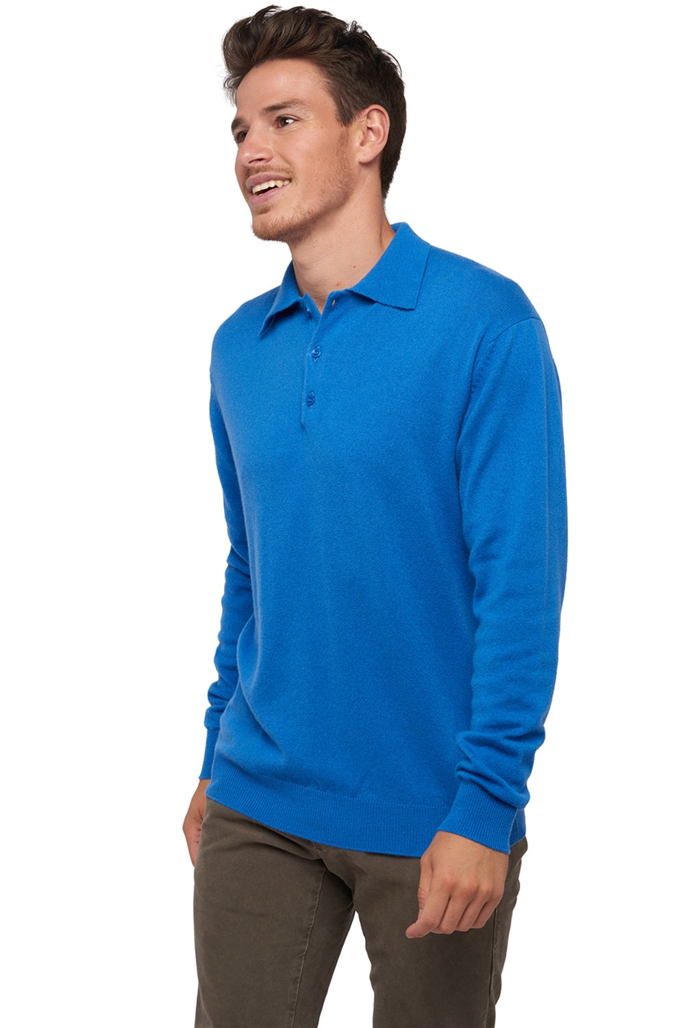 Alexandre aus Kaschmir für Herren - Tetbury Blue - Mahogany