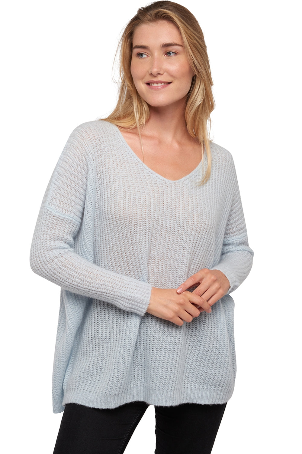 Daenerys aus Kaschmir Damen - freeze - Mahogany