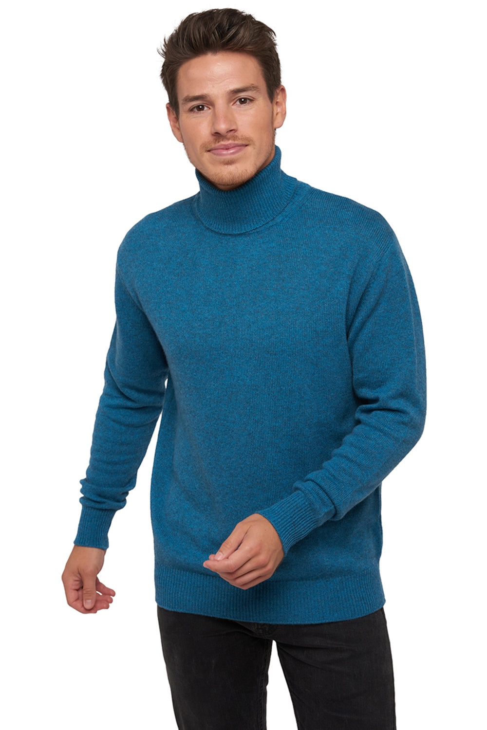 Edgar 4F aus Kaschmir für Herren - Manor Blue - Mahogany