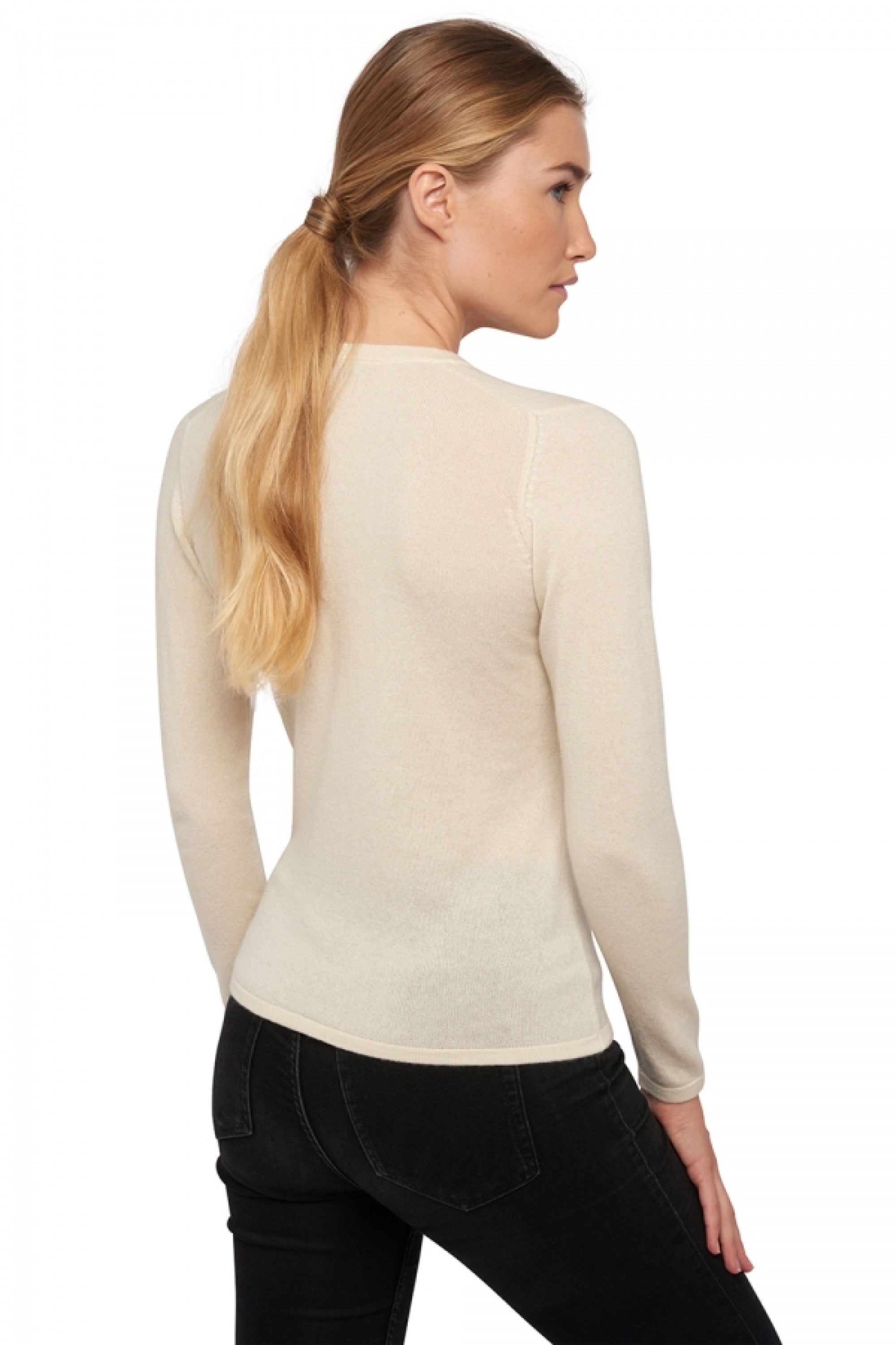 Emma aus Kaschmir Damen - Ansicht 1 - natural écru - Mahogany