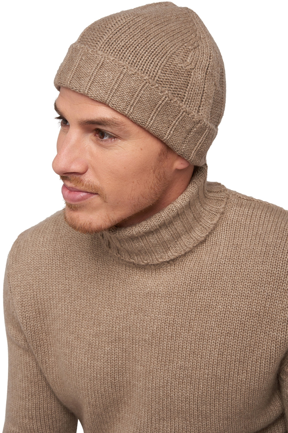 Ted Kaschmirpullover Herren - natural brown - Mahogany