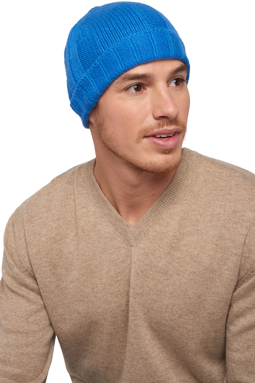Ted aus Kaschmir Herren - tetbury blue - Mahogany
