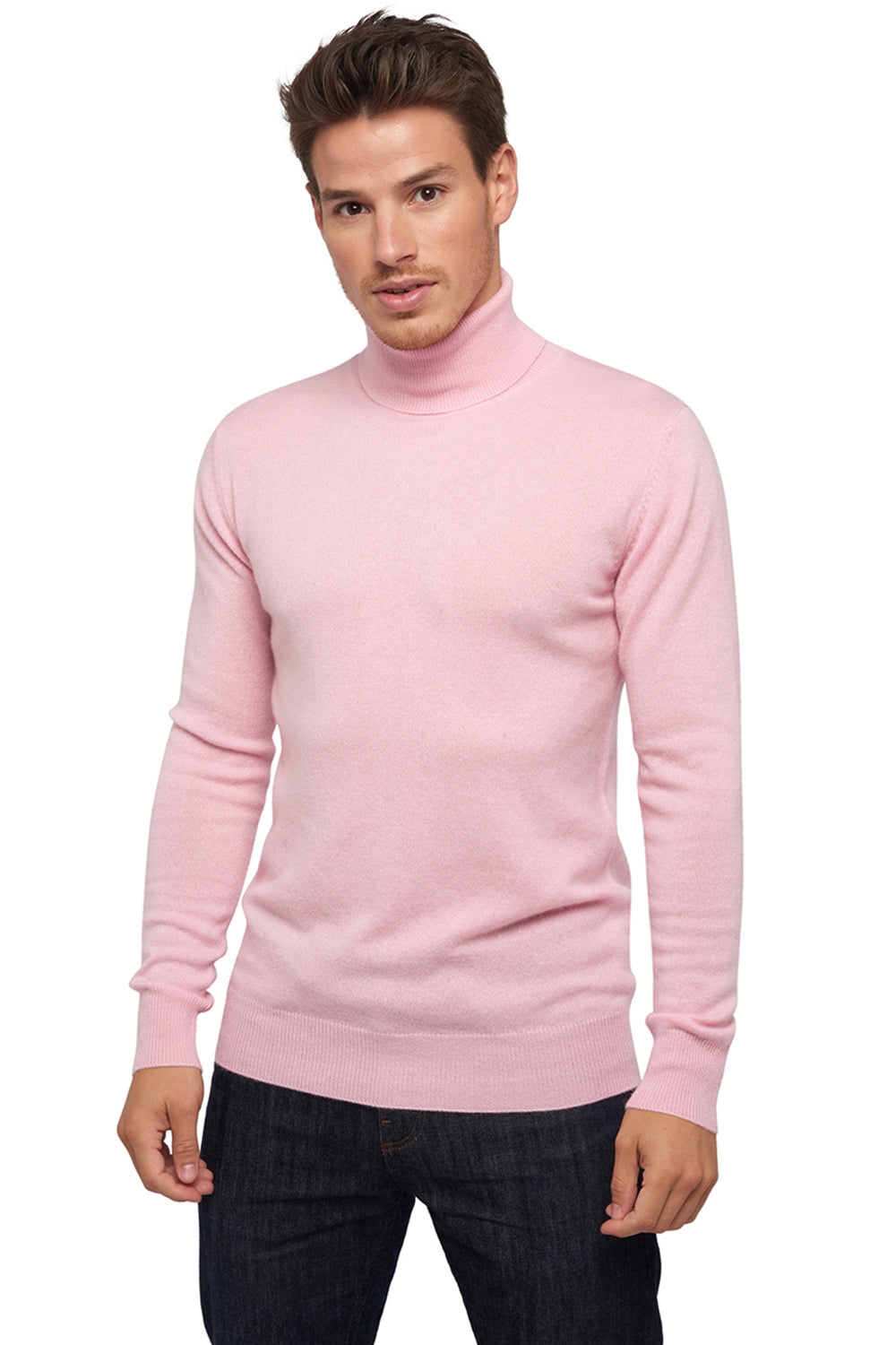 Tarry Kaschmirpullover Herren - baby pink - Mahogany