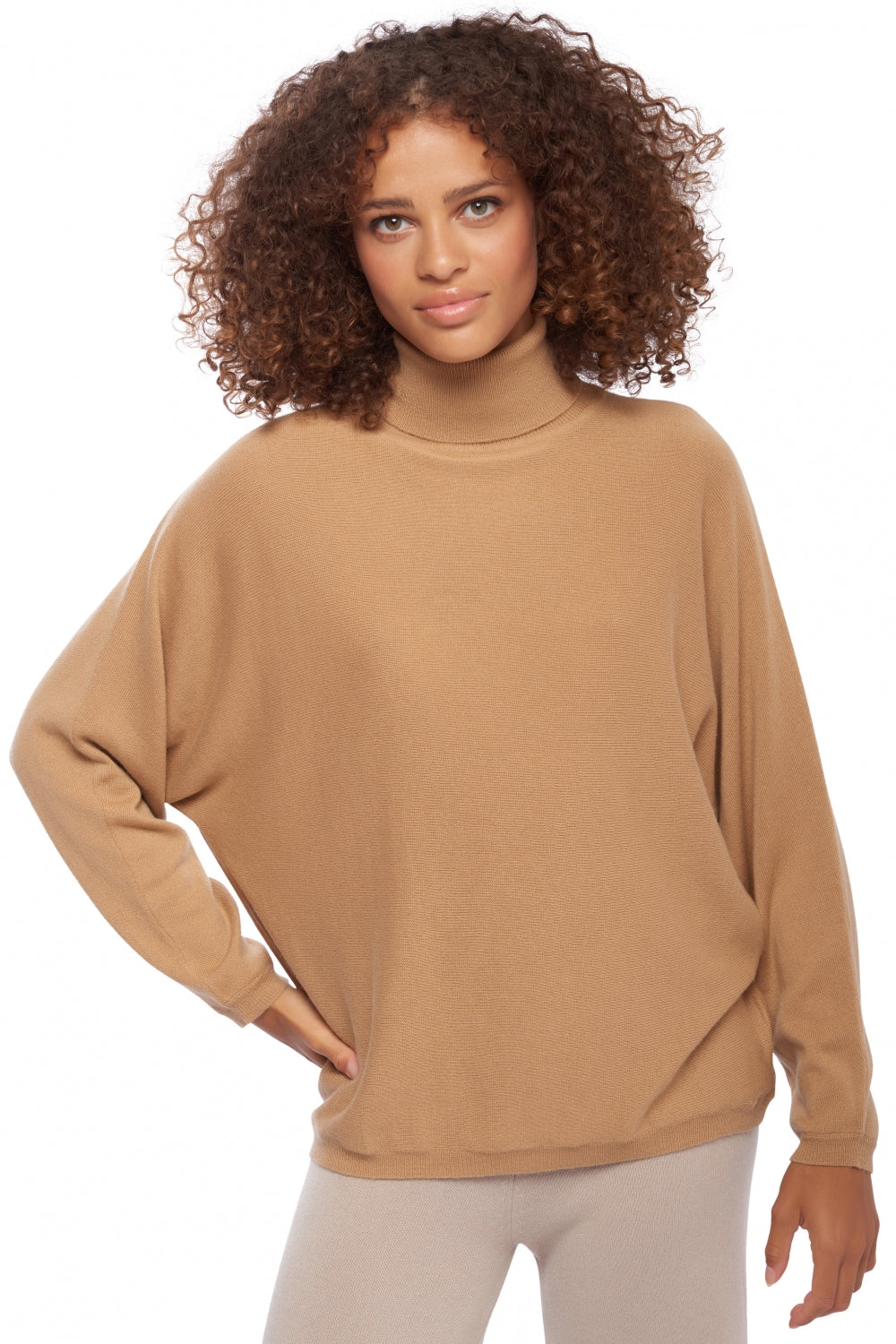 Amarillo aus Kaschmir für Damen - camel - Mahogany