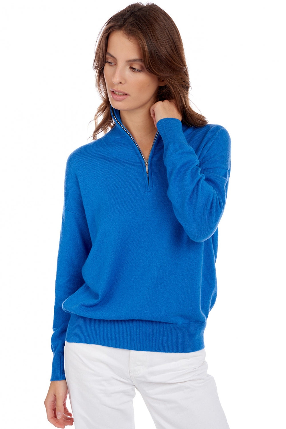 Groseille Kaschmirpullover Damen - tetbury blue - Mahogany
