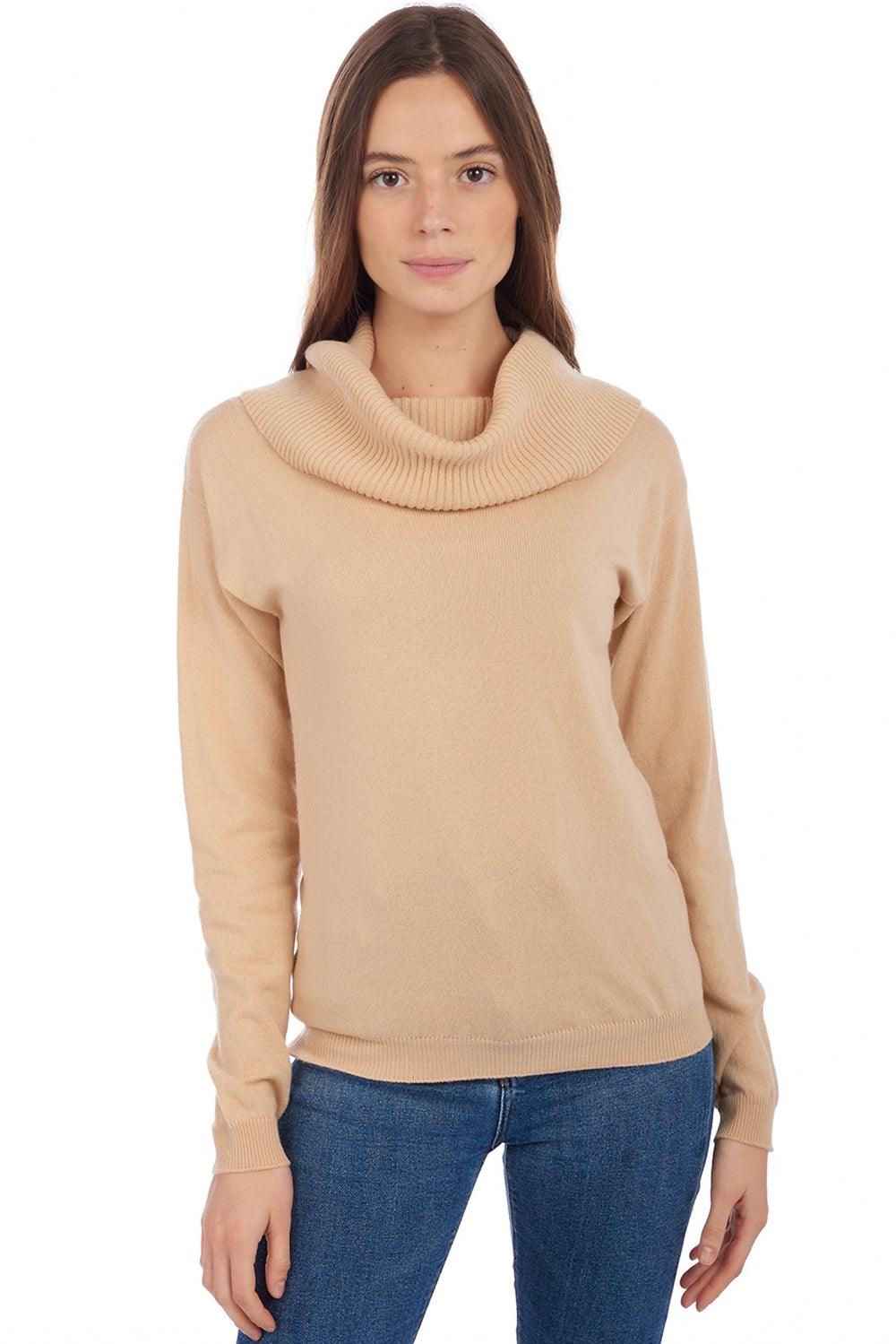 Anapolis aus Kaschmir für Damen - Honey - Mahogany