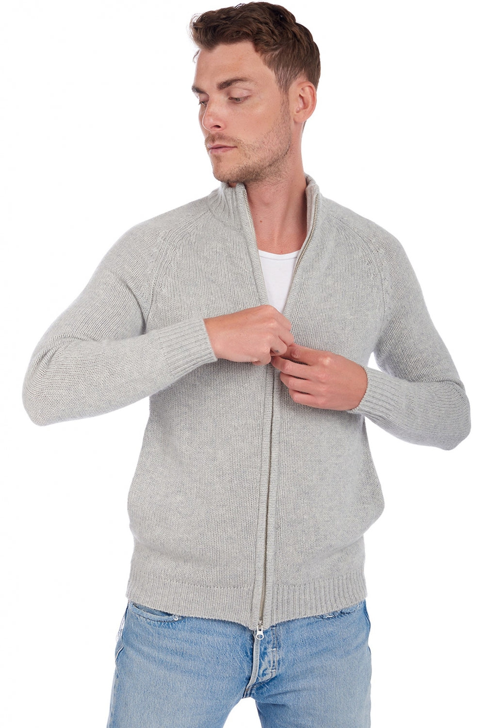 Argos aus Kaschmir Herren - flanelle chiné - Mahogany