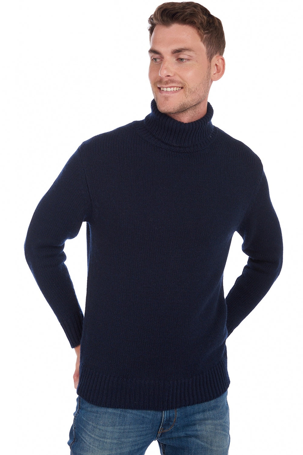 Artemi Kaschmirpullover Herren - Dunkelmarineblau - Mahogany