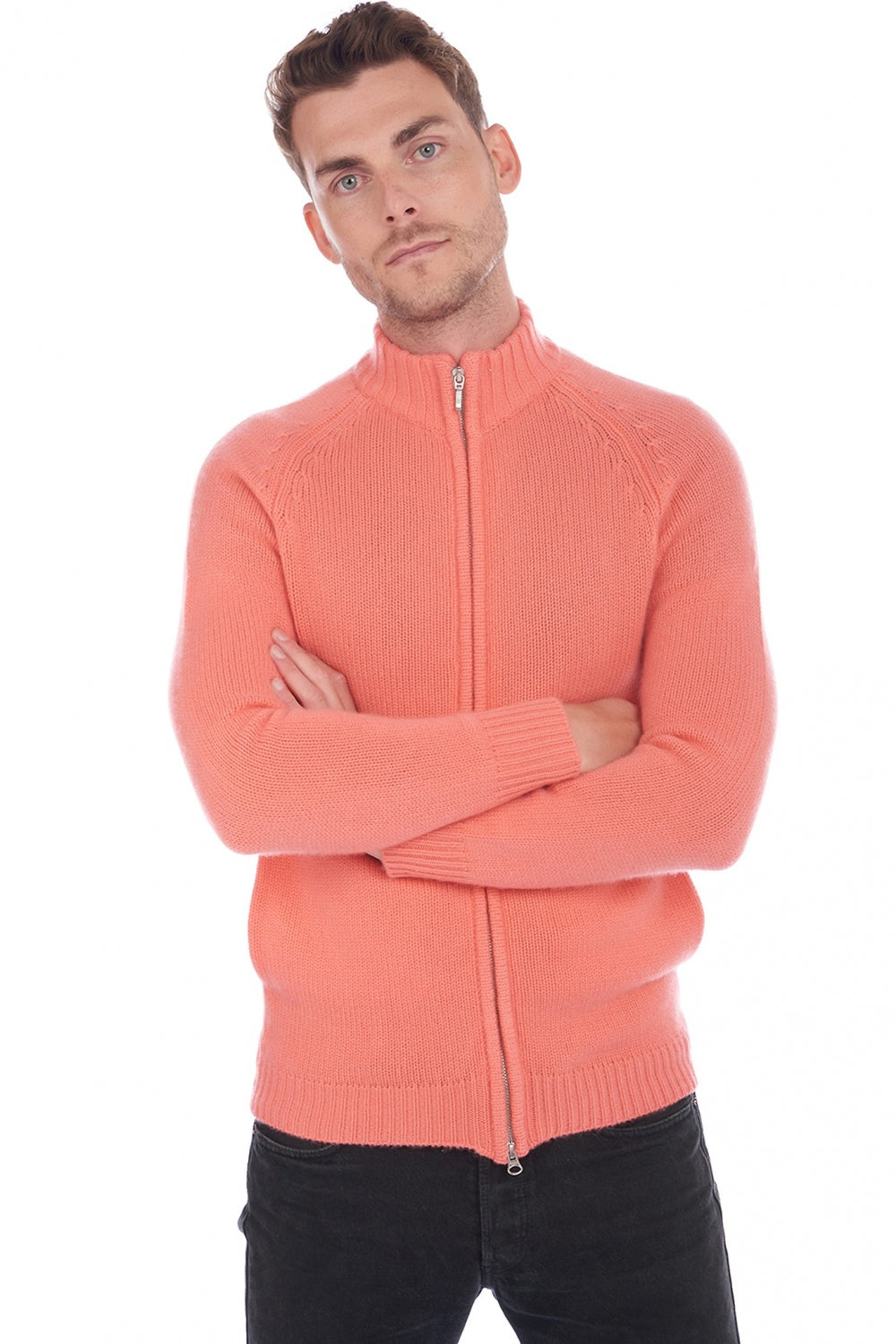 Argos aus Kaschmir Herren - peach - Mahogany