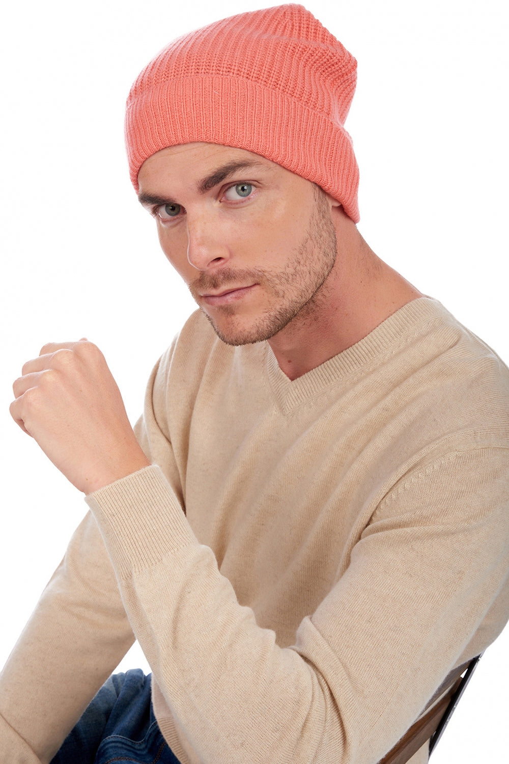 Anshan aus Kaschmir für Damen und Herren - peach - Mahogany
