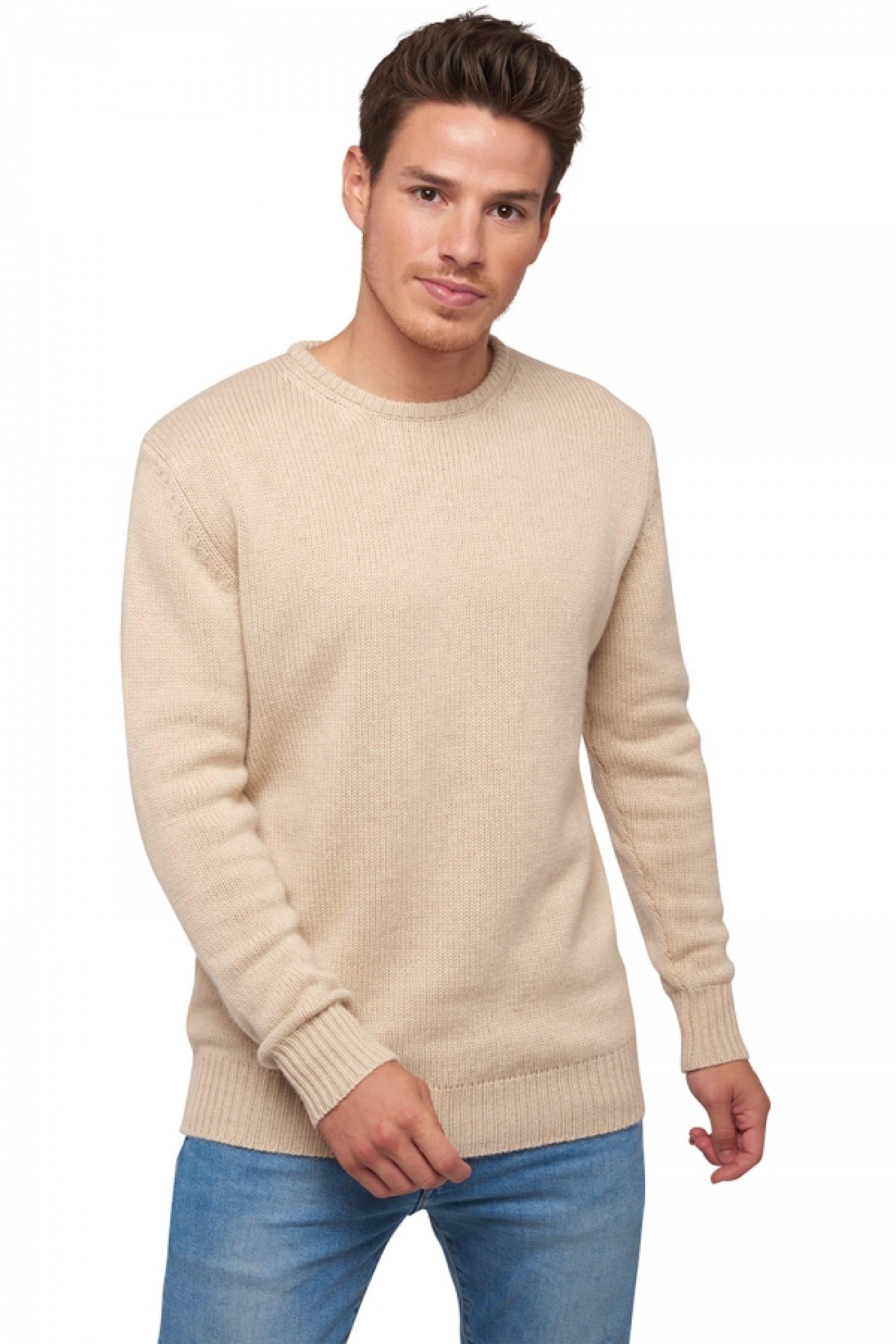 Bilal aus Kaschmir für Herren - natural beige - Mahogany