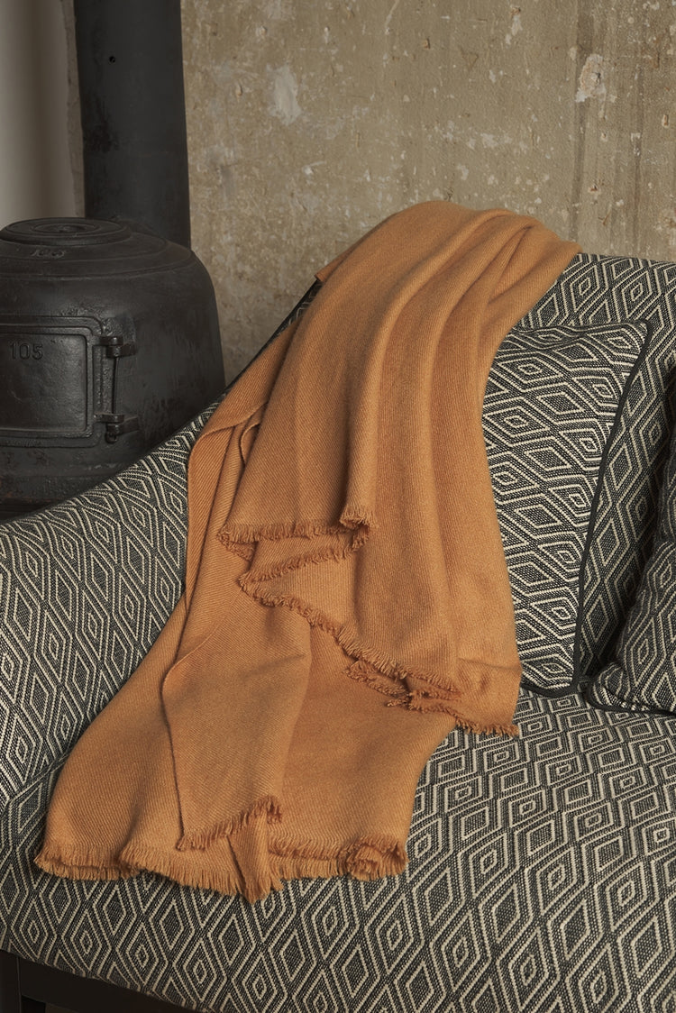 Toodoo Plain XL aus gemischtem Kaschmir - wüstenkamel - Mahogany