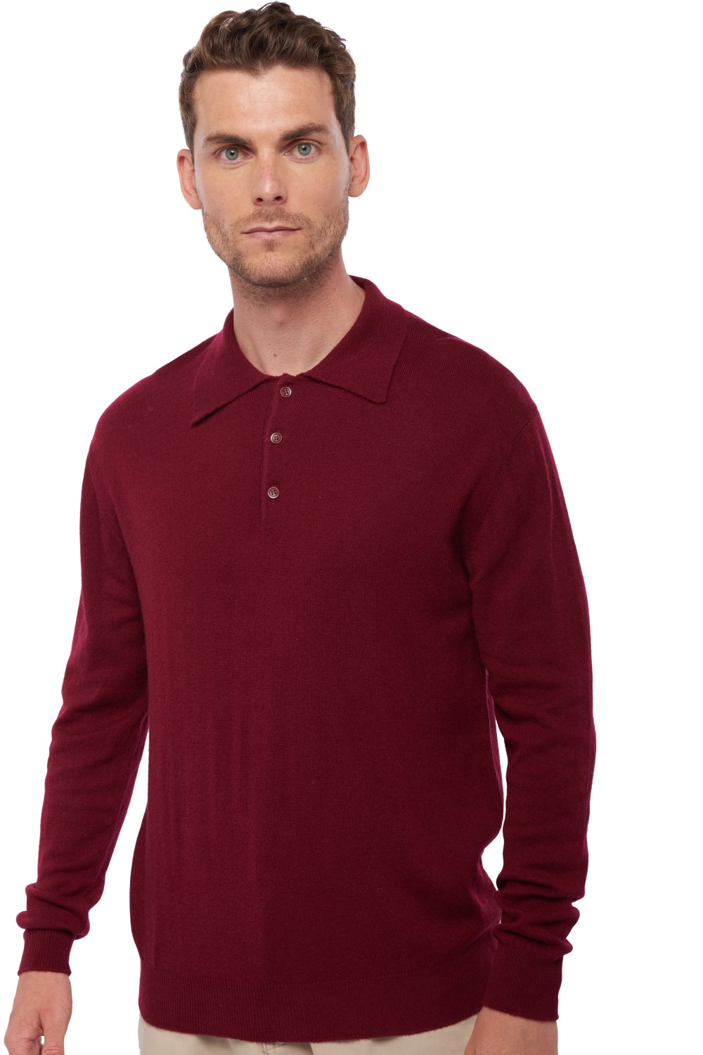 Alexandre aus Kaschmir für Herren - Bordeaux - Mahogany