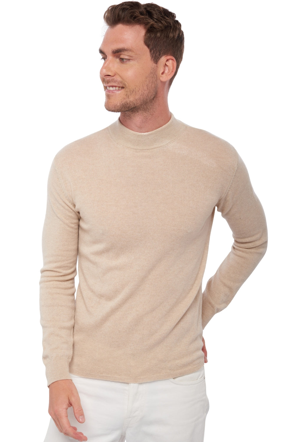 Frederic aus Kaschmir Herren - natural beige - Mahogany