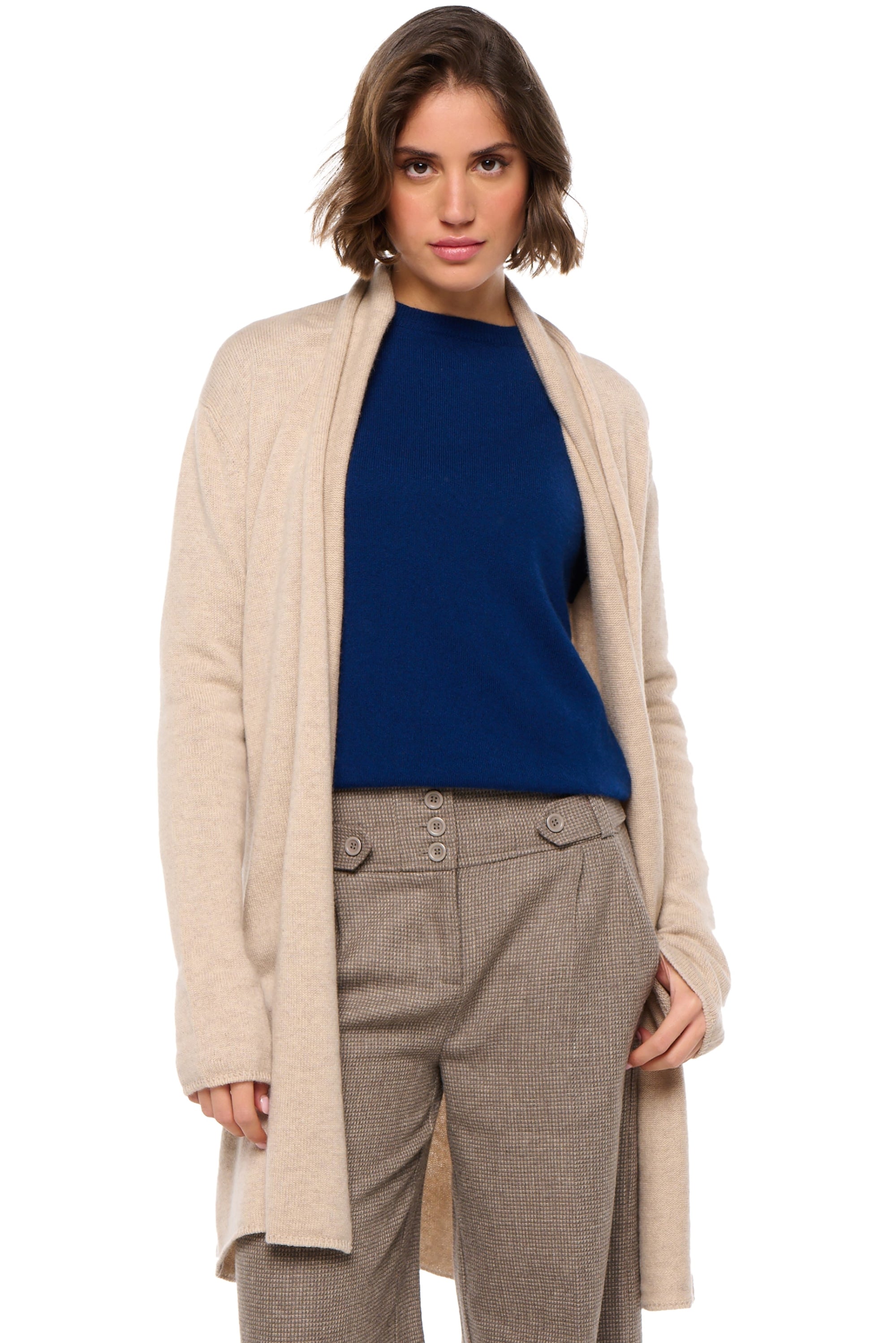 Perla Kaschmirpullover Damen - natural beige - Mahogany