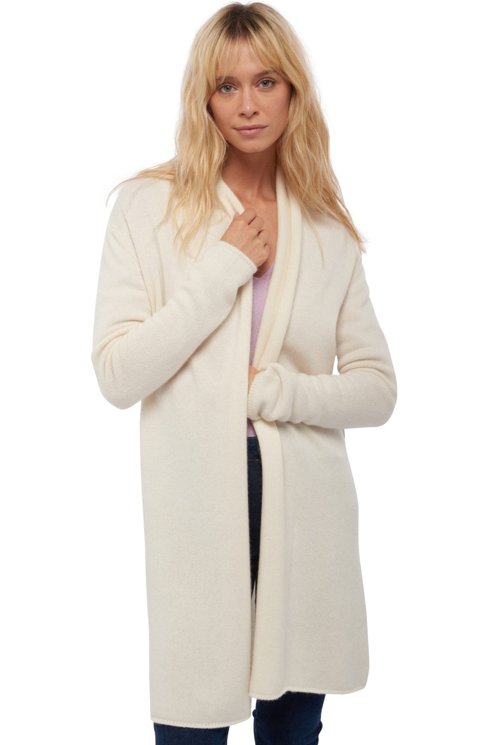 Perla Kaschmirpullover Damen - natural écru - Mahogany
