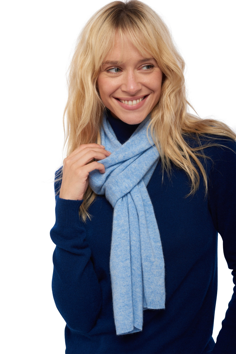 Ozone aus gemischtem Kaschmir - powder blue - Mahogany