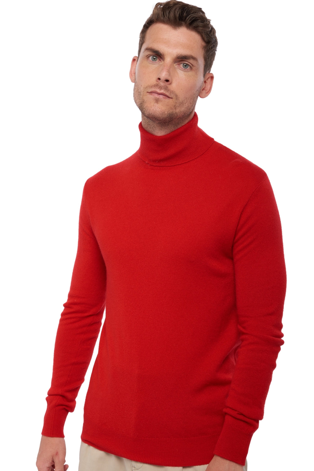 Tarry Kaschmirpullover Herren - chilli red - Mahogany