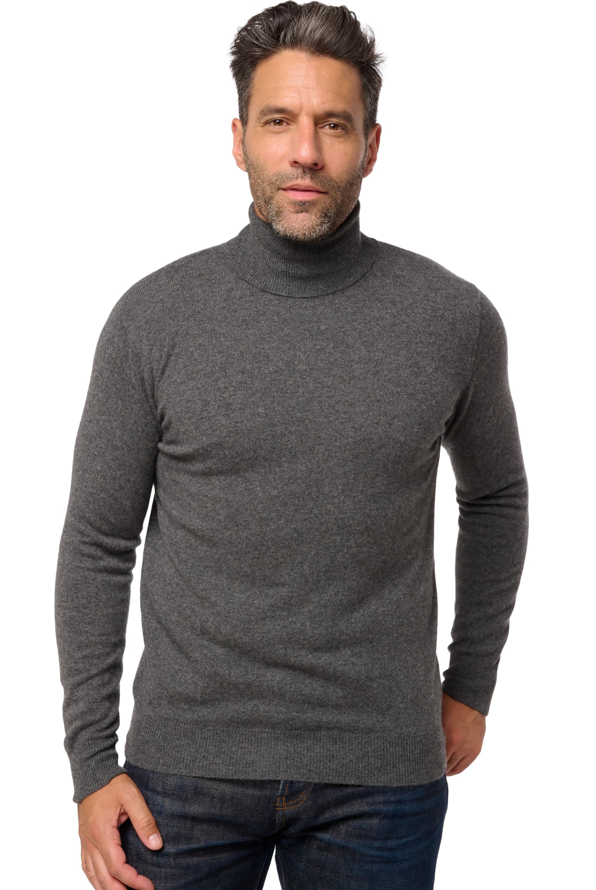 Tarry Kaschmirpullover Herren - dark grey - Mahogany