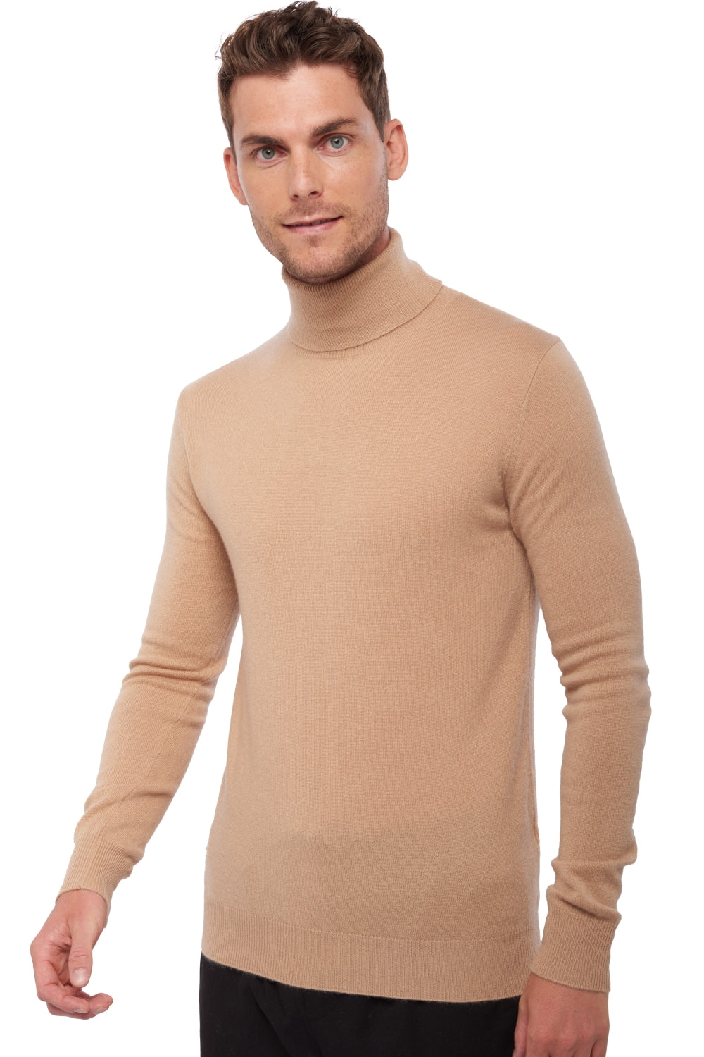 Tarry Kaschmirpullover Herren - granola - Mahogany