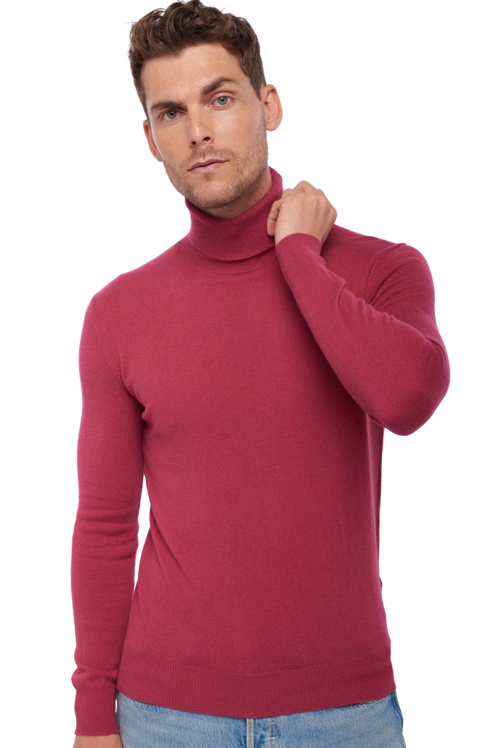 Tarry Kaschmirpullover Herren - highland - Mahogany