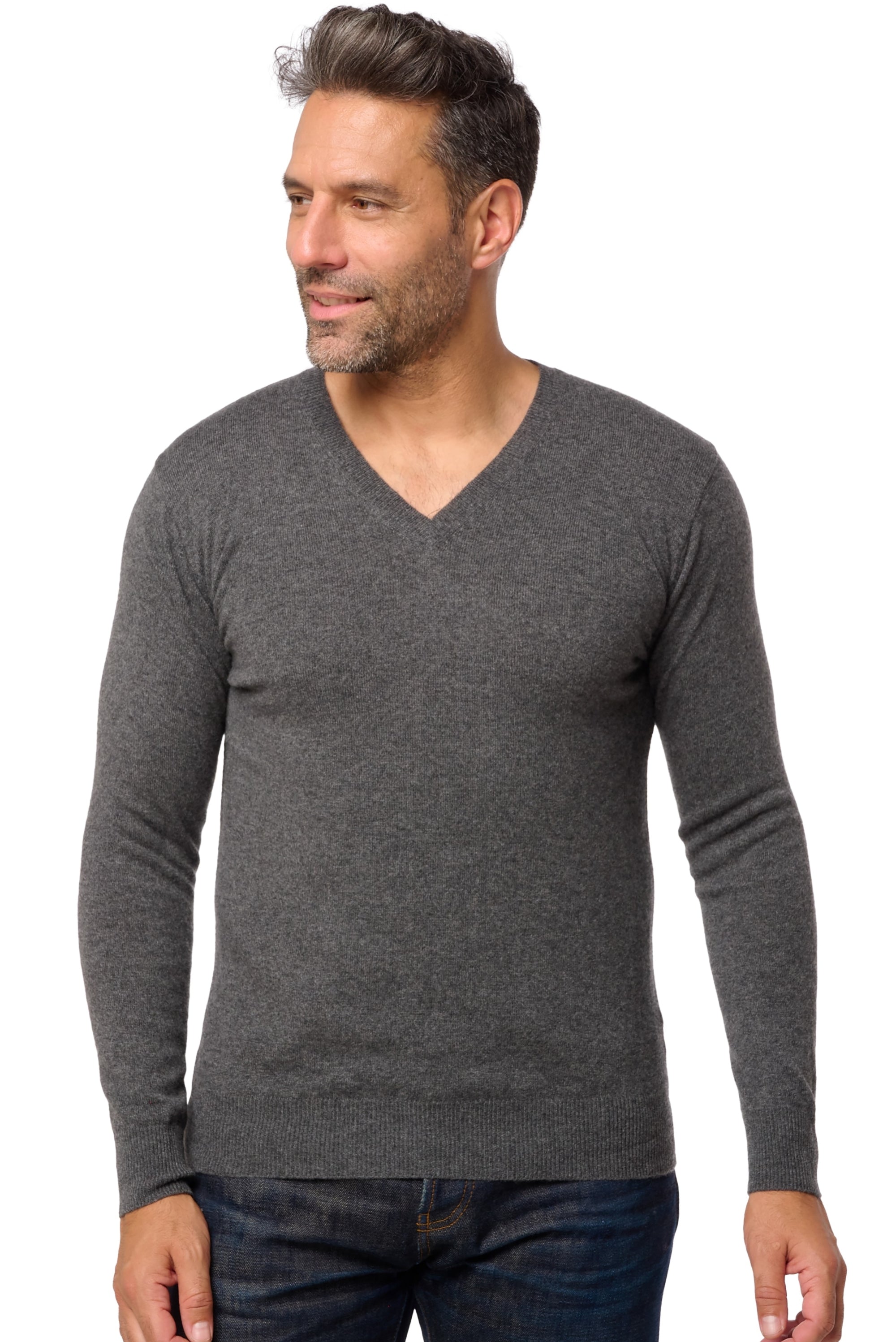 Tor aus Kaschmir für Herren - dark grey - Mahogany