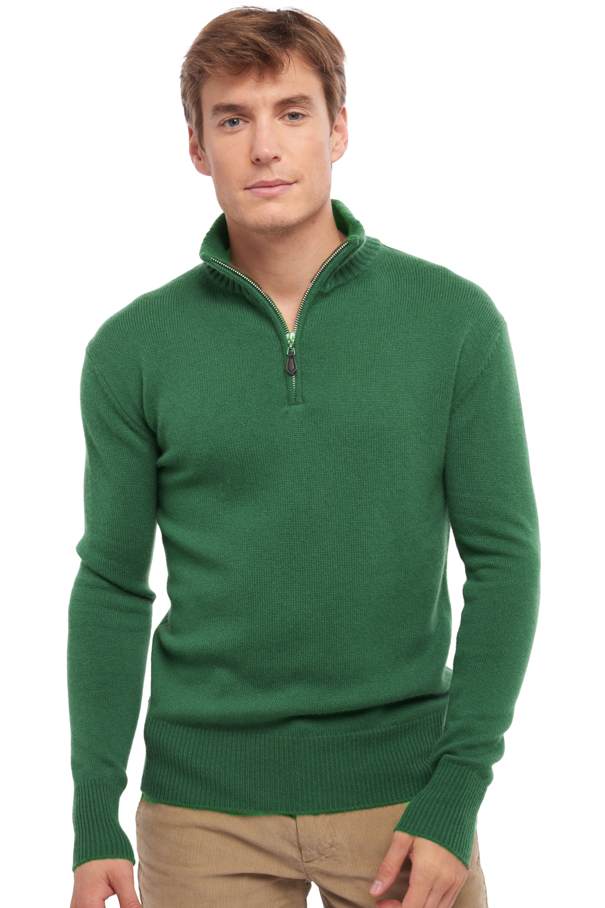 Donovan Kaschmirpullover Herren - Botanical - Mahogany