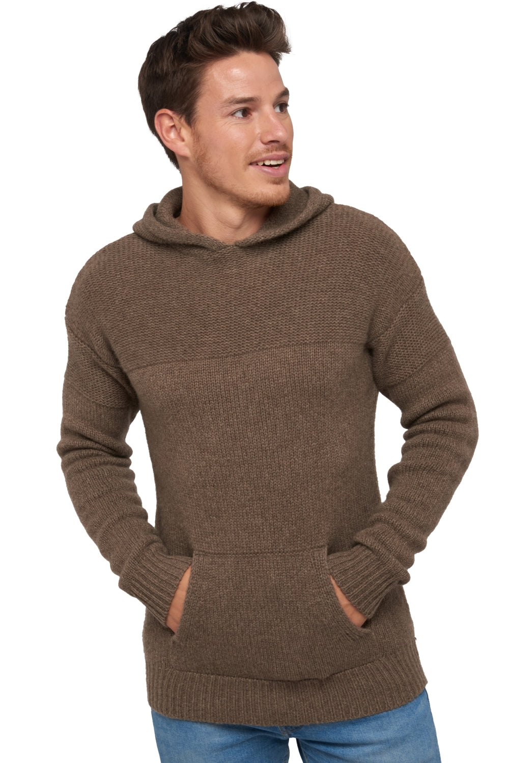 Wayne aus Yak Herren - marmotte naturel - Mahogany
