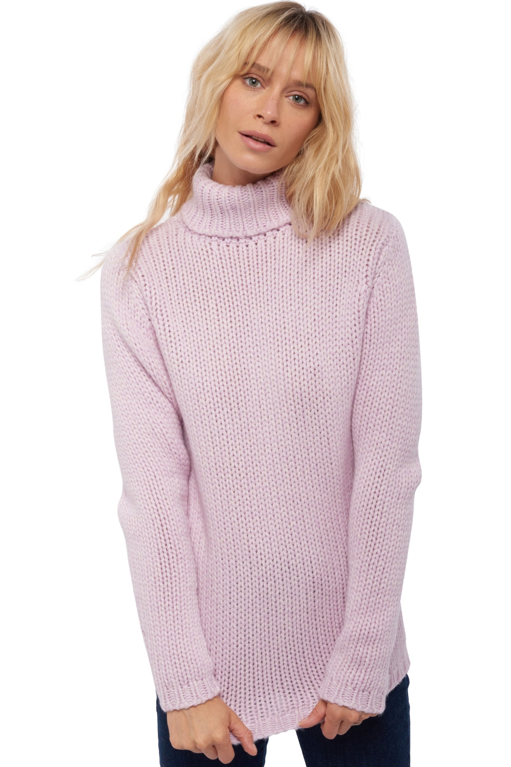 Vicenza Kaschmirpullover Damen - lilas / rose pâle - Mahogany