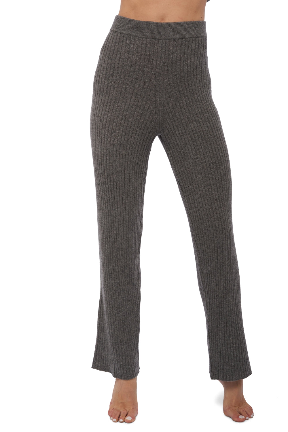 Avignon Kaschmirpullover Damen - Marmotte meliert - Mahogany