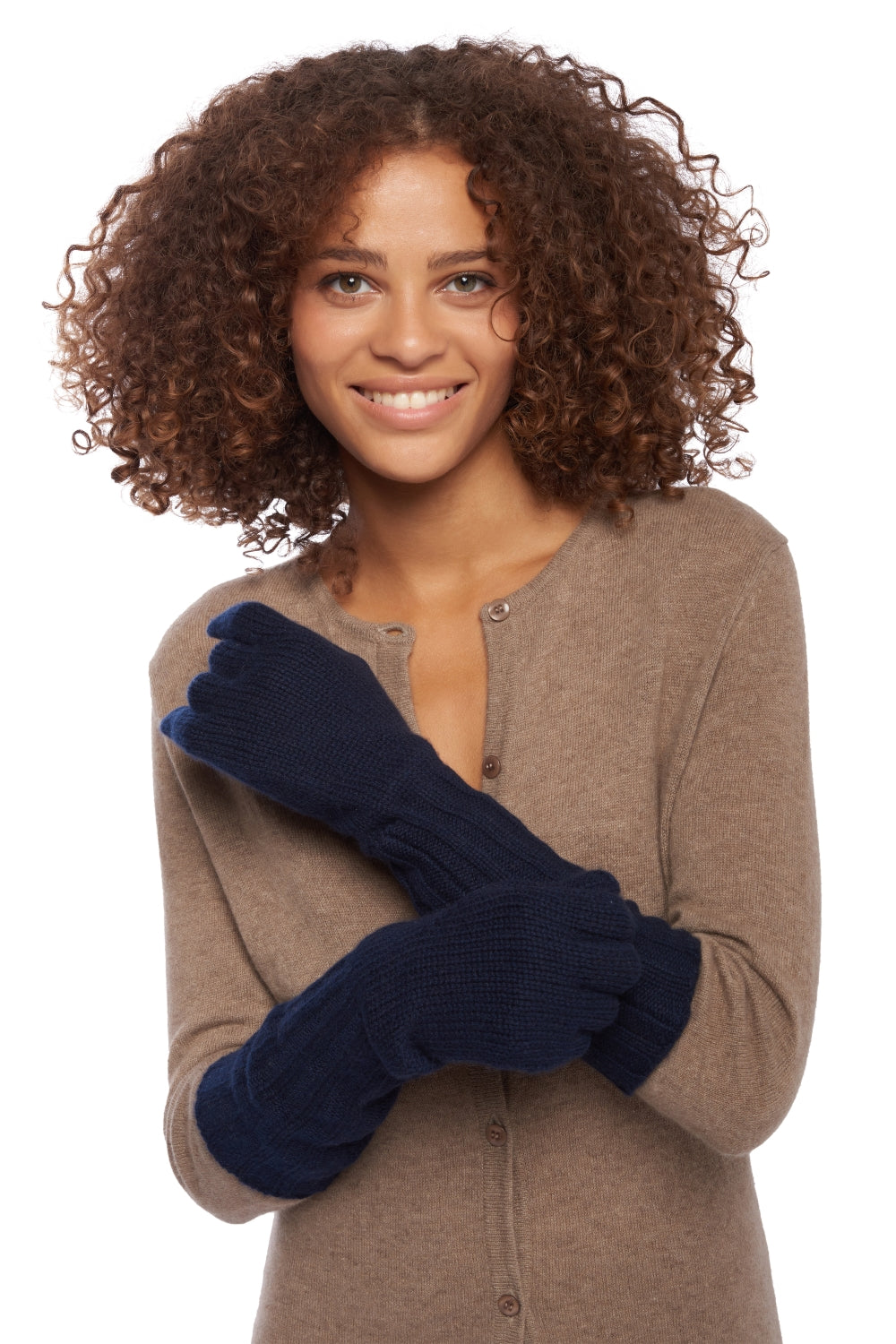 Tadam aus Kaschmir für Damen - dunkelblau - Mahogany