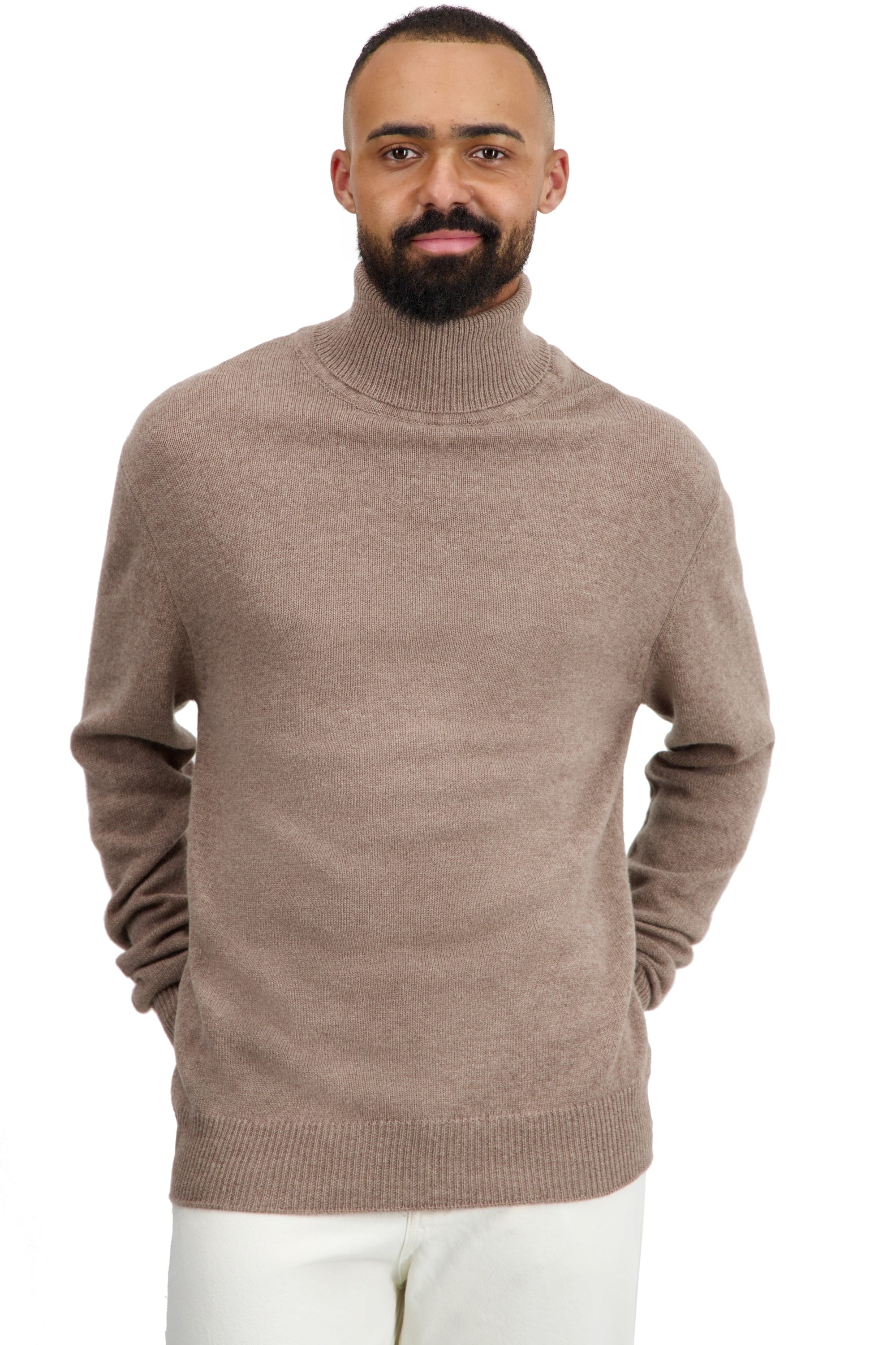 Edgar 4F aus Kaschmir für Herren - Natural Terra - Mahogany