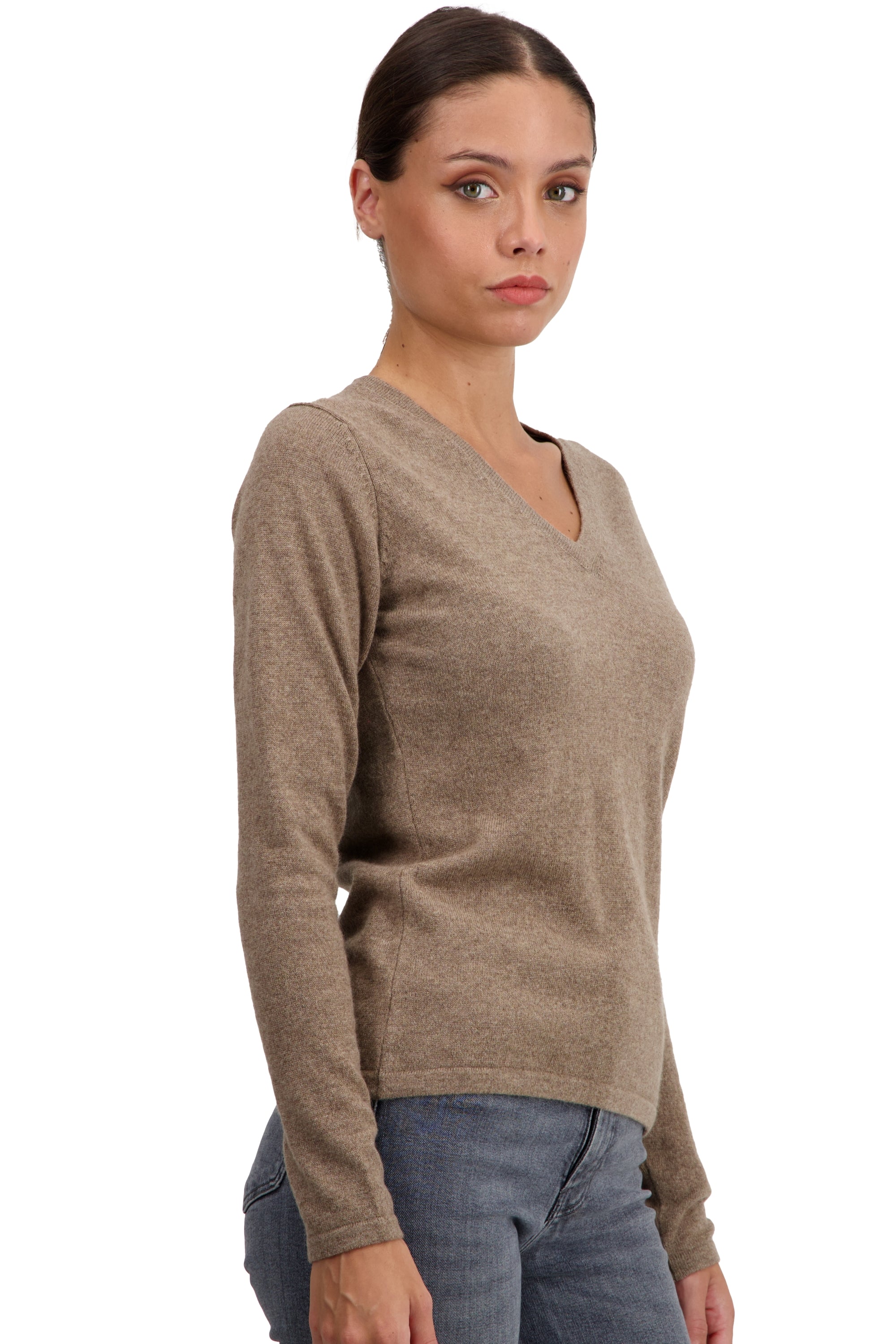 Emma aus Kaschmir Damen - Ansicht 1 - natural terra - Mahogany