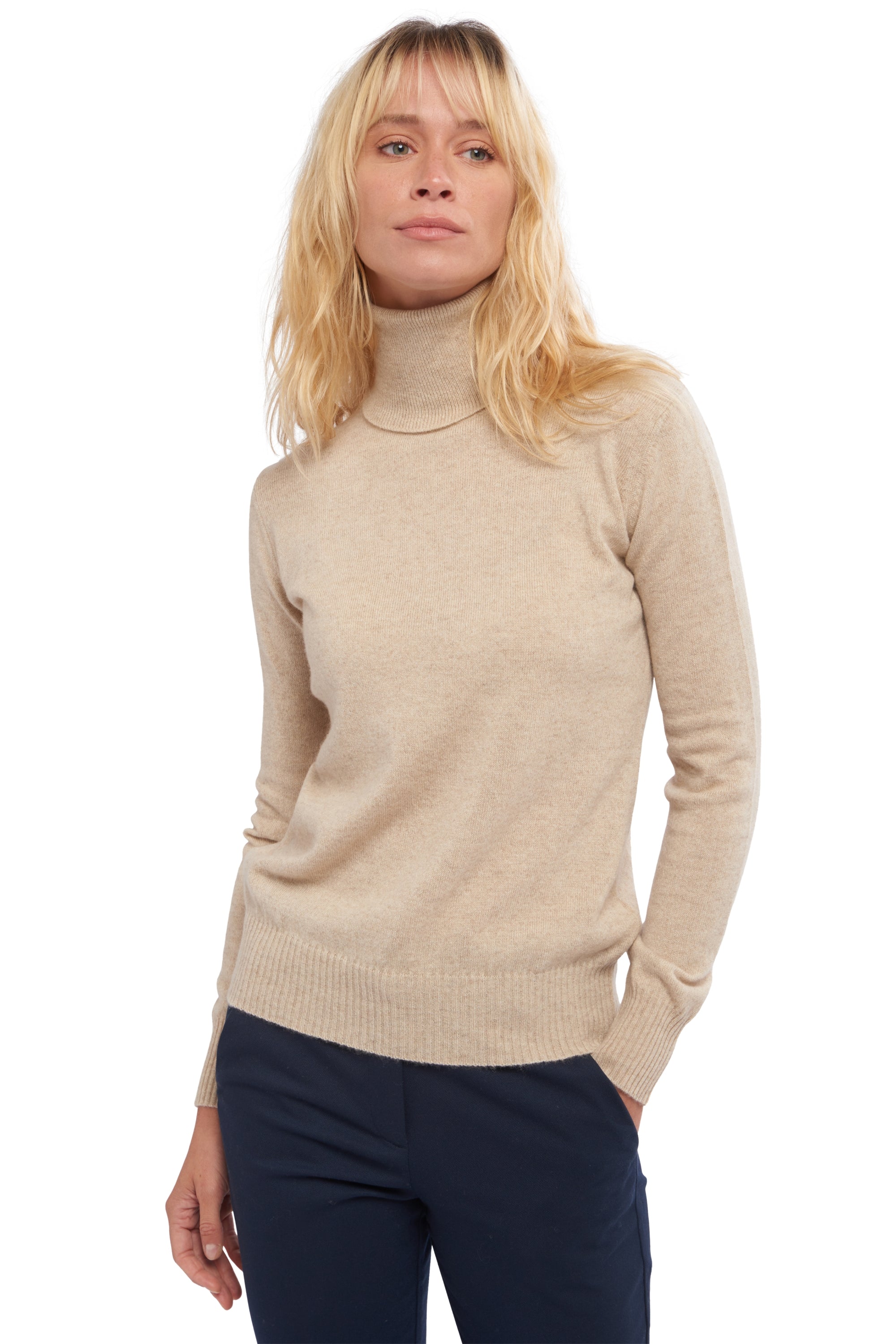 Lili aus Kaschmir für Damen - natural winter dawn - Mahogany
